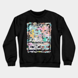 Japanese Floral Pattern Chrysanthemum Cherry Blossom Earth Tone Colors 25 Crewneck Sweatshirt